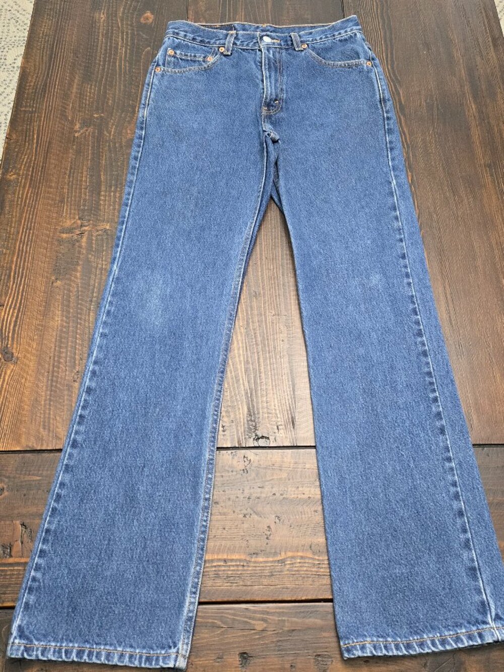 Vintage Levi's 517 Jeans Mens 30x30 Blue 100% Cotton Boot Cut Denim Pants Y2K
